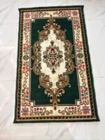 Luxury Turkish Design Carpet ( 3 x 5 Feet ) Green - Image 2