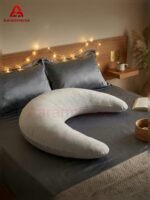 Moon Shape Comfort Pillow With Cover - Image 7