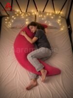 Moon Shape Comfort Pillow With Cover - Image 4
